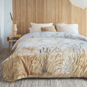 Florine Sand Cotton Quilt Cover Set King