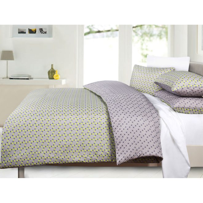 Mode Honeycomb Reversible Quilt Cover Set – Queen