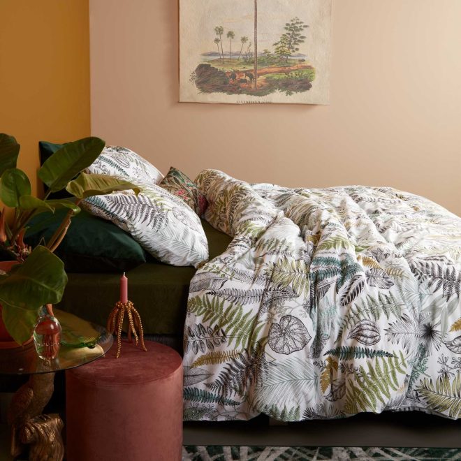 Primeval Green Quilt Cover Set King