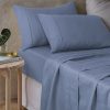 Vintage Design Homewares Sky Blue 100% Hemp Sheet Set King