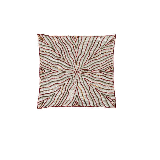 Sequin Cushion Cover Bella Cream