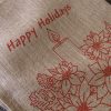 Christmas Jute Woven Taupe Table Runner 33 x 180cm – Elf