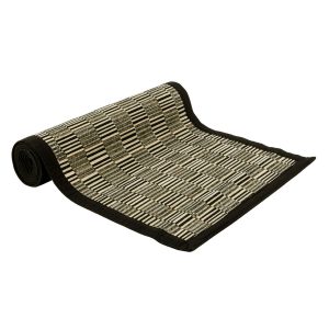 Ladelle Baku Kitchen / Dining Table Runner Black