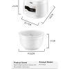 Kylin Electric Multi-Function 4 Cups Ceramic Pot Rice Cooker 2L White AU-K1020