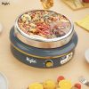 Electric 1500W Hotpot with Stainless Steel Inner Pot 4L AU-K2011