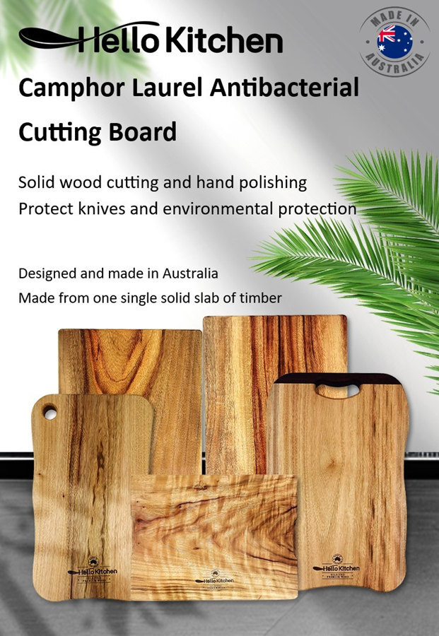 Premium Natural Camphor Laurel Cutting Chopping Board (Plain)