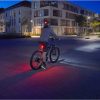 FischerBicycle Rear Light with 360 Floor Light for More Visibility and Protection, Rechargeable Battery