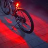 FischerBicycle Rear Light with 360 Floor Light for More Visibility and Protection, Rechargeable Battery