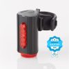 FischerBicycle Rear Light with 360 Floor Light for More Visibility and Protection, Rechargeable Battery