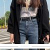 Luxury Top Layer Cow Leather Belt Women’s Simple Decorative Jeans Belt Versatile Fashion Thin Belt – Black