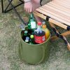 13L Travel Camping Folding Bucket Portable Barbecue Picnic Storage Fishing Bucket