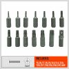 14Pc Torx Key Bit Set Tamper Proof Star Wrench Bits T5-T40 Socket Adapter S2 New