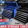 HORUSDY 10-Drawer Tool Box Chest Toolbox Lockable Drawer Cabinet Garage Storage