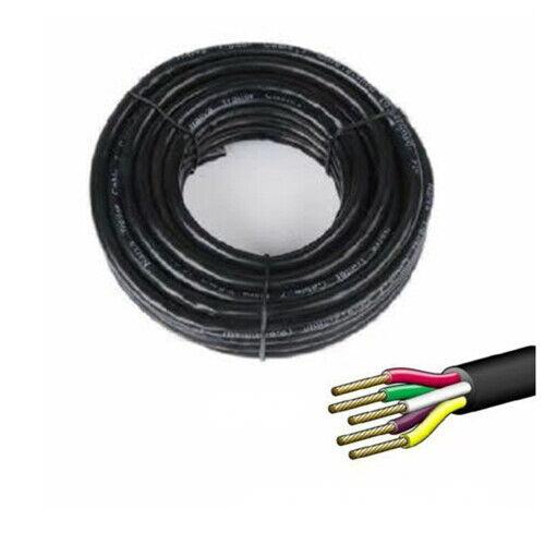 30M X 5 Core Wire Cable Trailer Cable Automotive Boat Caravan Truck Coil V90 PVC