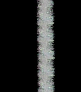 5x 2.5m Christmas Tinsel Xmas Garland Sparkly Snowflake Party Natural Home Décor, White Pearlescent