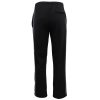 Men’s Fleece Casual Sports Track Pants w Zip Pocket Striped Sweat Trousers S-6XL, Black – S