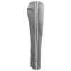 Men’s Fleece Casual Sports Track Pants w Zip Pocket Striped Sweat Trousers S-6XL, Light Grey – M