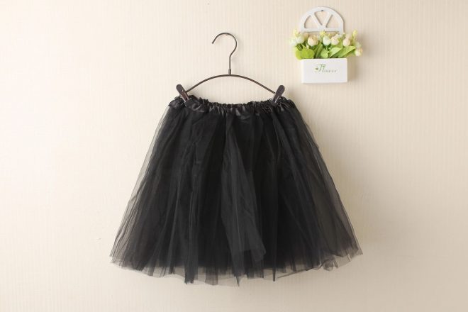 New Adults Tulle Tutu Skirt Dressup Party Costume Ballet Womens Girls Dance Wear – Kids, Black