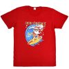 New Funny Adult Xmas Christmas T Shirt Tee Mens Womens 100% Cotton Jolly Ugly, Santa Surf (Red) – M