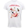 New Funny Adult Xmas Christmas T Shirt Tee Mens Womens 100% Cotton Jolly Ugly, Santa Surf (Red) – M