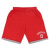 Men’s Basketball Sports Shorts Gym Jogging Swim Board Boxing Sweat Casual Pants, Red – Houston 13 – S