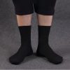 10 Pairs Men’s Women’s Cotton Breathable Crew Length Socks Work Business Cushion – Dark Grey