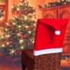 Christmas Chair Covers Tablecloth Runner Decoration Xmas Dinner Party Santa Gift, Table Cloth (130×180 cm)