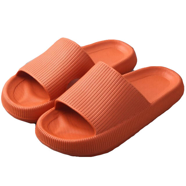 Pillow Slides Sandals Non-Slip Ultra Soft Slippers Cloud Shower EVA Home Shoes, Orange – 36/37