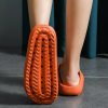 Pillow Slides Sandals Non-Slip Ultra Soft Slippers Cloud Shower EVA Home Shoes, Orange – 36/37