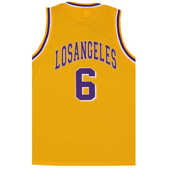 Kid’s Basketball Jersey Tank Boys Sports T Shirt Tee Singlet Tops Los Angeles, Yellow – Los Angeles 6 – 2