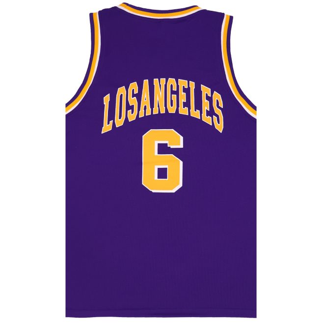 Kid’s Basketball Jersey Tank Boys Sports T Shirt Tee Singlet Tops Los Angeles, Purple – Los Angeles 6 – 2