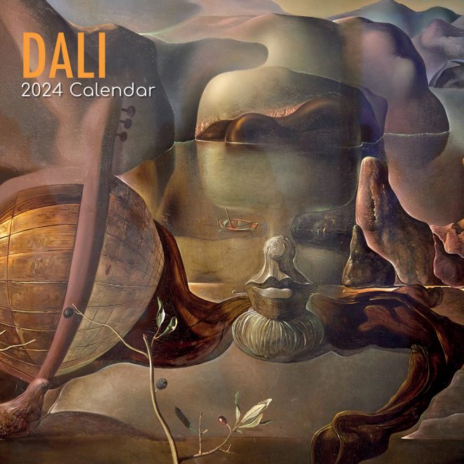 Dali – 2024 Square Wall Calendar 16 Months Arts Planner Christmas New Year Gift