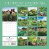 Allotment Gardening – 2024 Square Wall Calendar 16 Months Floral Planner Gift