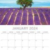 Lavender 2024 Square Wall Calendar 16 Months Floral Flower Planner New Year Gift