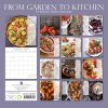 From Garden to Kitchen 2024 Square Wall Calendar 16 Month Food Planner w Recipes