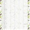 Birdsong Family Organiser – 2024 Square Wall Calendar 16 Months School Planner