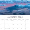 Antarctica – 2024 Square Wall Calendar 16 Months Planner Christmas New Year Gift