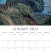 Coastlines of Britain – 2024 Square Wall Calendar 16 Months Premium Planner Gift