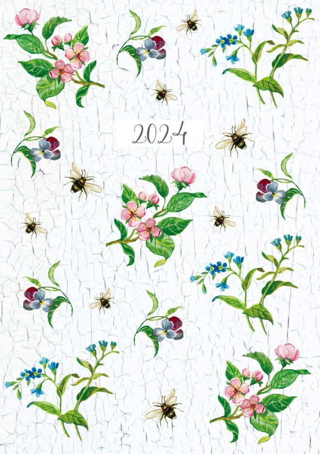 Beauty of Nature – 2024 A5 Padded Cover Diary Premium Planner Book New Year Gift