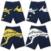 Men’s Adult Board Shorts Australia Day Kangaroo Down Under Souvenir Beach Wear – S, Navy and White