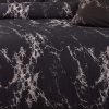 Black Marble Duvet Doona Quilt Cover Set – DOUBLE