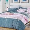 Pink Dots Bed Quilt/Doona/Duvet Doona Duvet Cover Set – DOUBLE