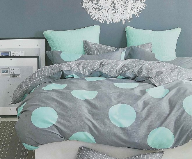 Circles Duvet Doona Quilt Doona Duvet Cover Set – SUPER KING