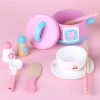 Kids Wooden Kitchen Tea Set Pretend Play