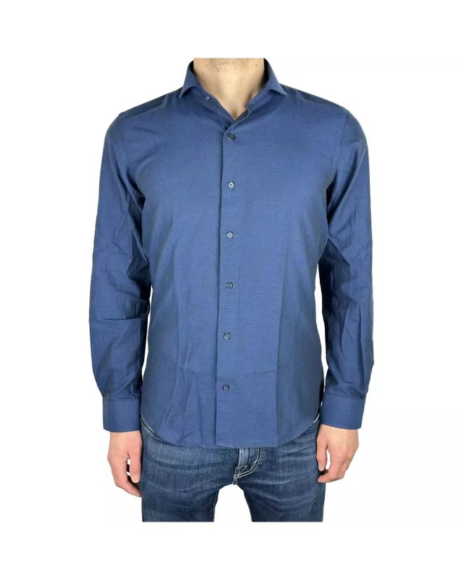 Blue Milano Oxford Shirt – 39 IT