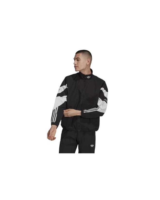 Mens Woven Tracktop with Shark-like Design – XL