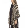 Scandinavian Double Face Jacquard Stole One Size Women