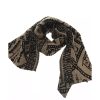 Scandinavian Double Face Jacquard Stole One Size Women