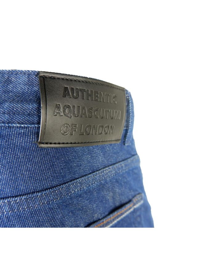 Aquascutum Denim Jeans with 5-Pocket Design Men – W32 US