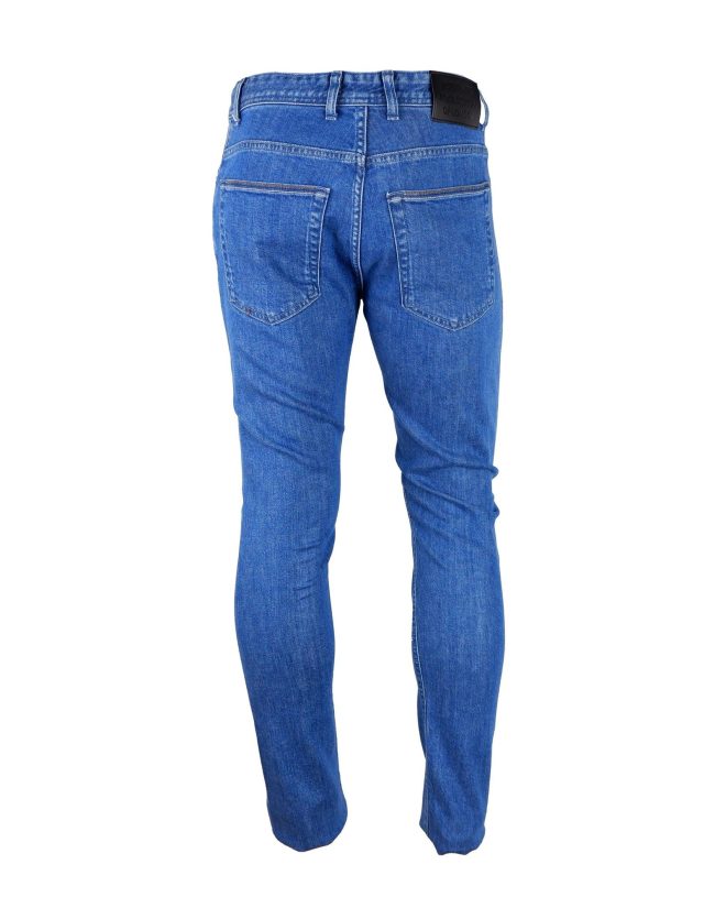 Aquascutum Cotton Denim Jeans with 5-Pocket Design Men – W32 US